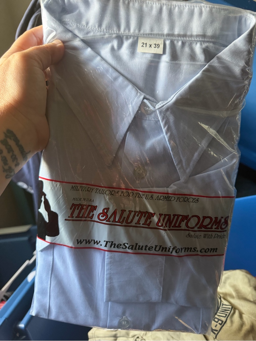 Men’s Light Blue Dress Shirt